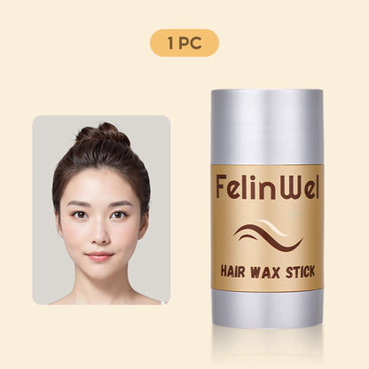 FelinWel Hair Wax Stick, Non-greasy Styling Wax for Fly Away & Edge Frizz Hair