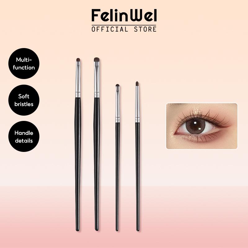 FelinWel 4 Pieces Eye-Makeup Brushes Set