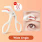 FelinWel - Portable Eyelash Curler, Wide Angle Lash Curler to get a Lifted, Long Lasting Curl, with 2 refill pads